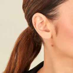 Histoire d'Or Créoles Ra Or Jaune Diamnt Synthétique Outlet