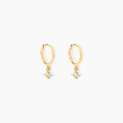 Histoire d'Or Créoles Racquel Or Jaune Diamant Online