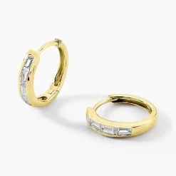 Histoire d'Or Créoles Rheanna Or Jaune Diamant Synthétique Discount