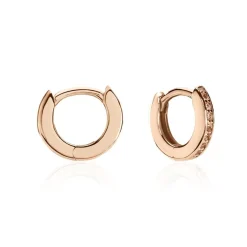 Histoire d'Or Créoles Rio Argent Blanc Oxyde De Zirconium argent rose oxyde champagne New