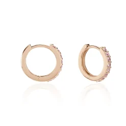 Histoire d'Or Créoles Rio Argent Rose Oxyde De Zirconium argent rose oxyde rose Best