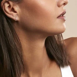 Histoire d'Or Créoles Rio Argent Rose Oxyde De Zirconium argent rose oxyde rose Outlet