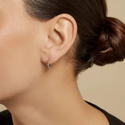 Histoire d'Or Créoles Safana Argent Blanc