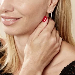 Histoire d'Or Créoles Sandrine Or Jaune Strass or jaune strass blanc Sale