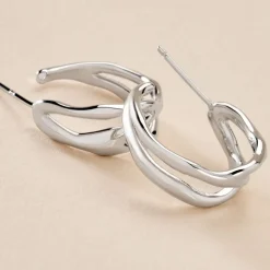 Histoire d'Or Créoles Shae Argent Blanc Best