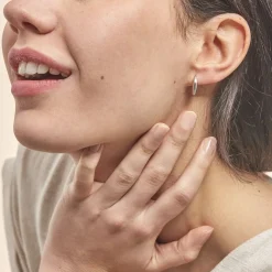 Histoire d'Or Créoles Shalana Or Blanc Clearance