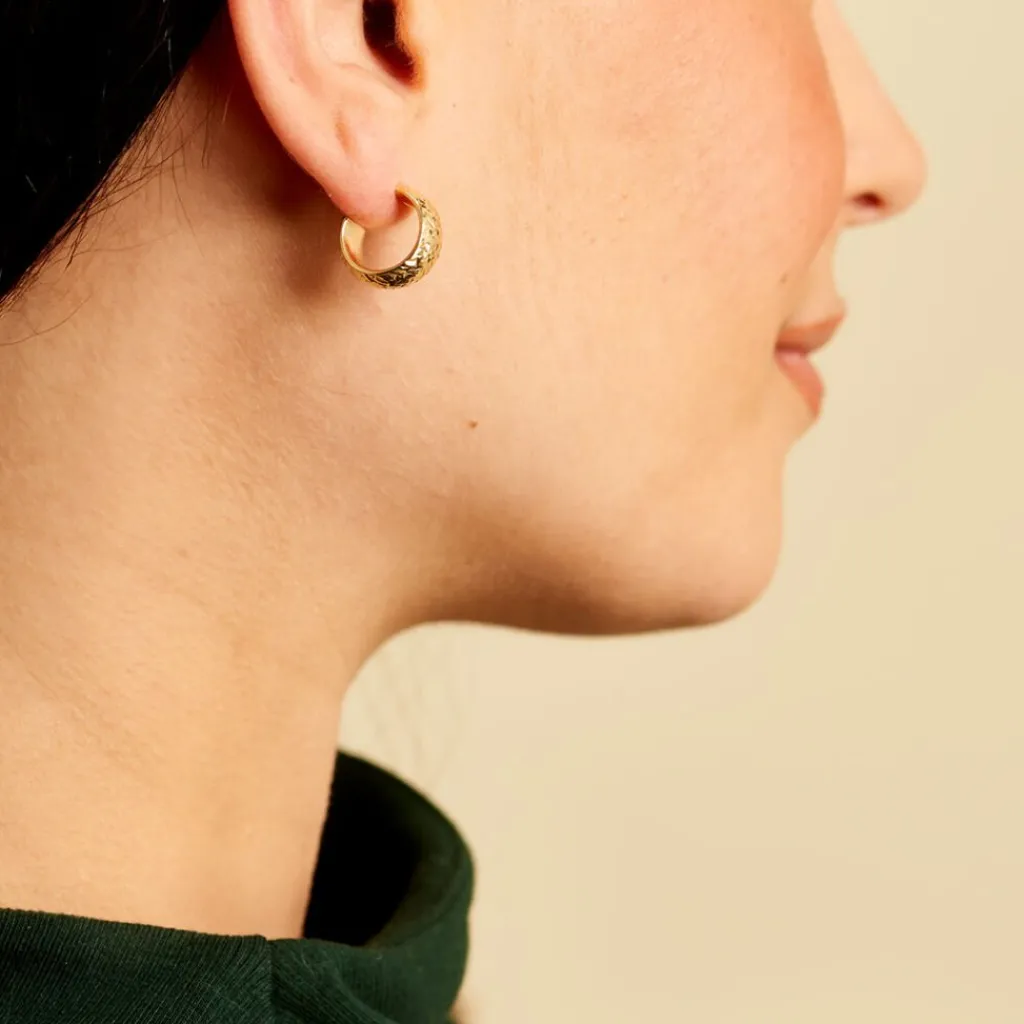 Histoire d'Or Créoles Shiny Or Jaune New