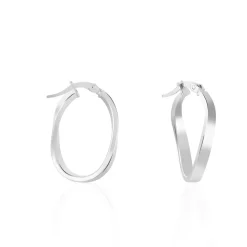 Histoire d'Or Créoles Silla or blanc Clearance