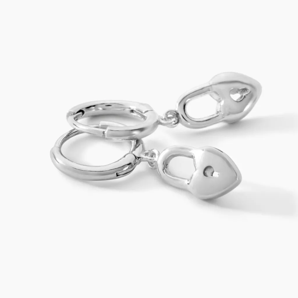 Histoire d'Or Créoles Spellia Argent Blanc New