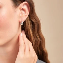 Histoire d'Or Créoles Suliac Argent Blanc