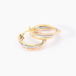 Histoire d'Or Créoles Tanya Or Tricolore Hot