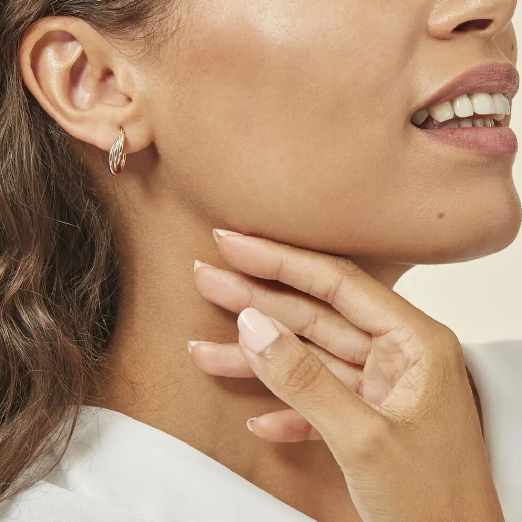 Histoire d'Or Créoles Tanya Or Tricolore Online