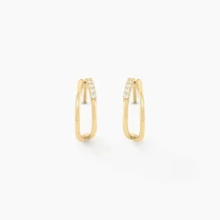 Histoire d'Or Créoles Tevye Or Jaune Oxyde De Zirconium Clearance