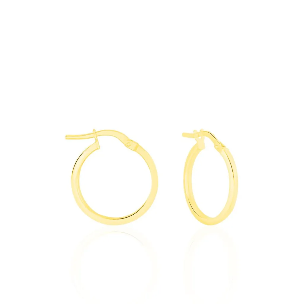 Histoire d'Or Créoles Thyrza Or Jaune Sale