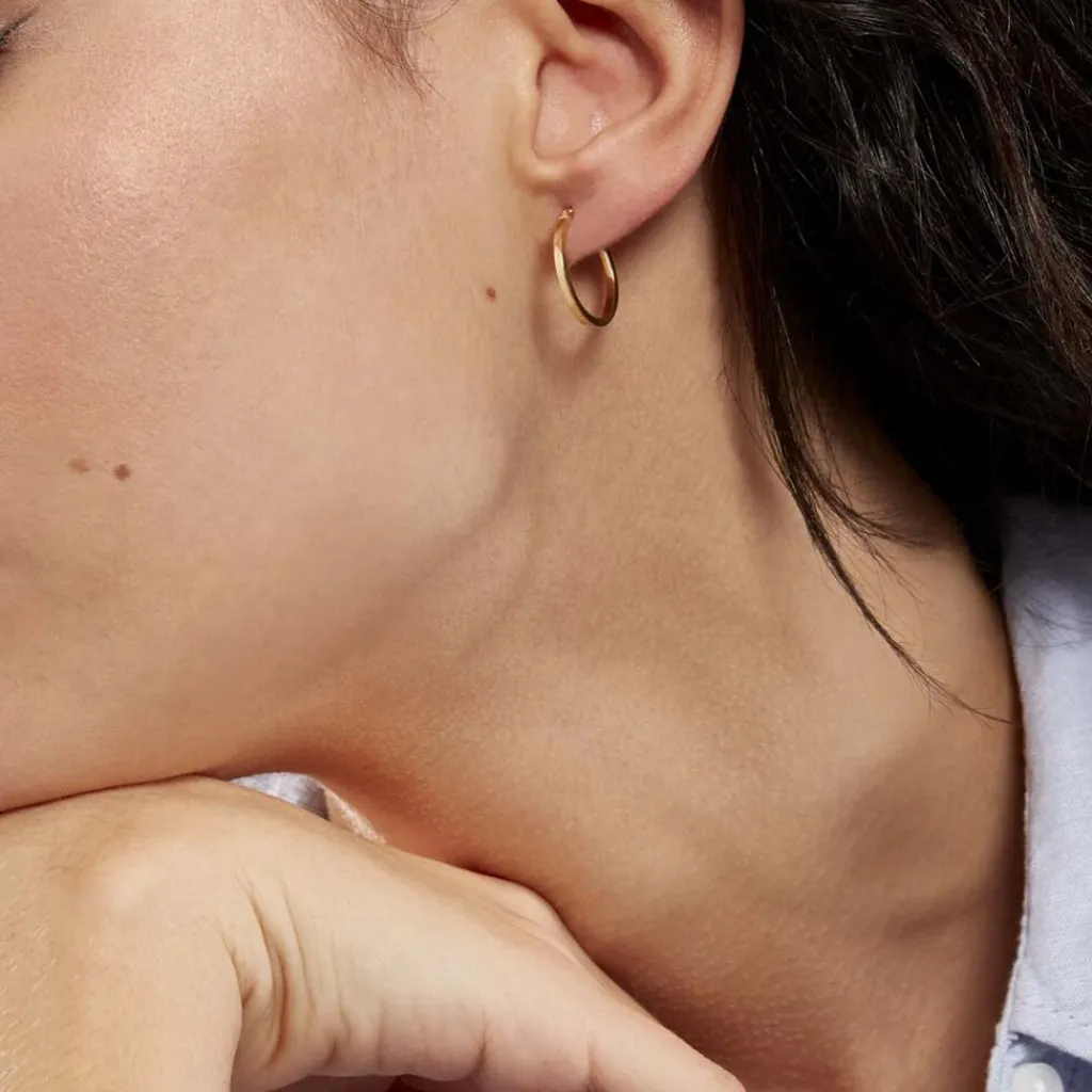 Histoire d'Or Créoles Thyrza Or Jaune Sale