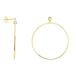 Histoire d'Or Créoles Tia Geometrique Or Jaune Hot