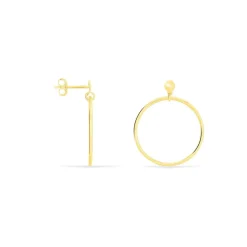 Histoire d'Or Créoles Tia Geometrique Or Jaune