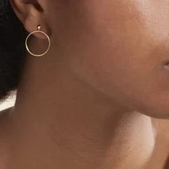 Histoire d'Or Créoles Tia Geometrique Or Jaune