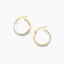 Histoire d'Or Créoles Tita Or Bicolore New