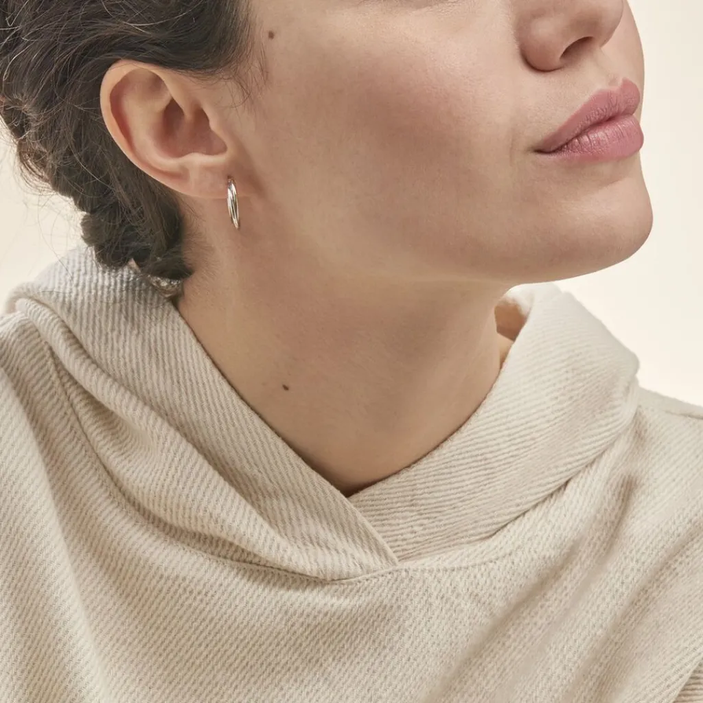 Histoire d'Or Créoles Tita Or Bicolore New