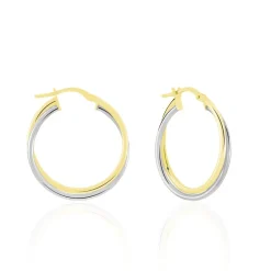 Histoire d'Or Créoles Tita Or Bicolore Outlet