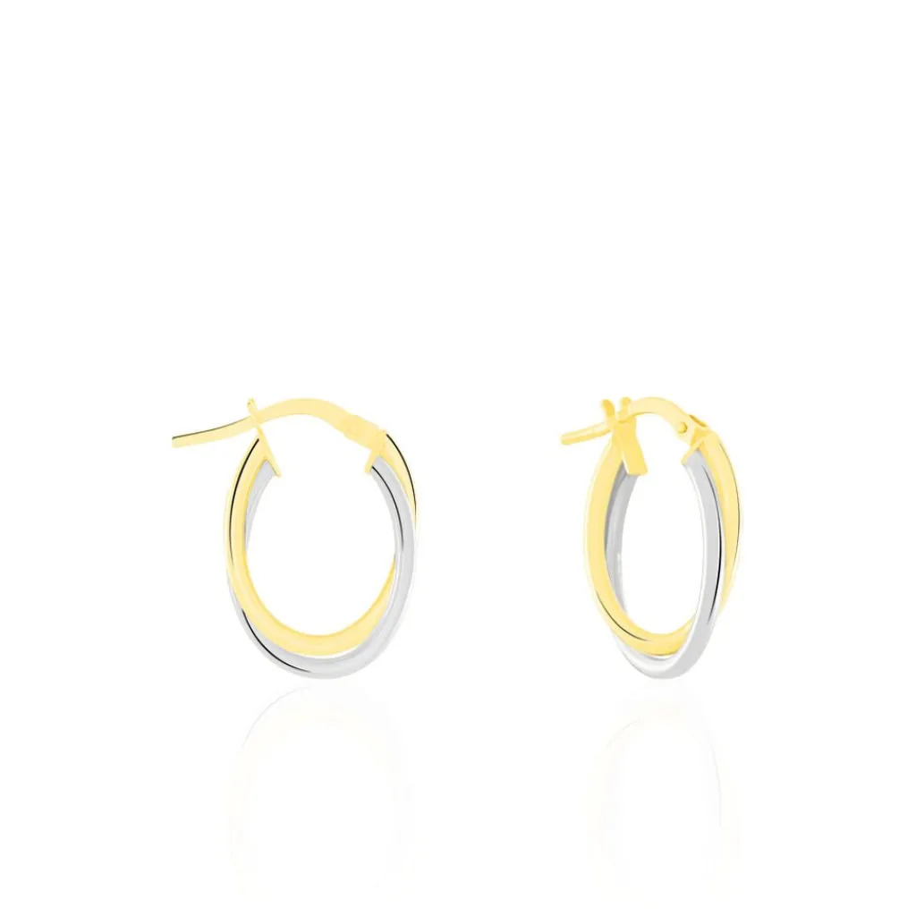 Histoire d'Or Créoles Tita Or Bicolore Hot