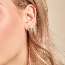 Histoire d'Or Créoles Two Argent Blanc Clearance