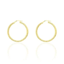 Histoire d'Or Créoles Udara Or Jaune Hot