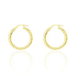 Histoire d'Or Créoles Udara Or Jaune New