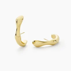 Histoire d'Or Créoles Valence Acier Jaune Discount