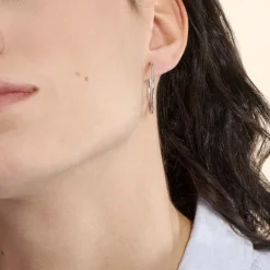 Histoire d'Or Créoles Valencina or blanc