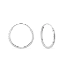 Histoire d'Or Créoles Valerina or blanc Outlet