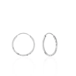 Histoire d'Or Créoles Valerina or blanc New