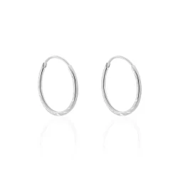 Histoire d'Or Créoles Valerina or blanc New