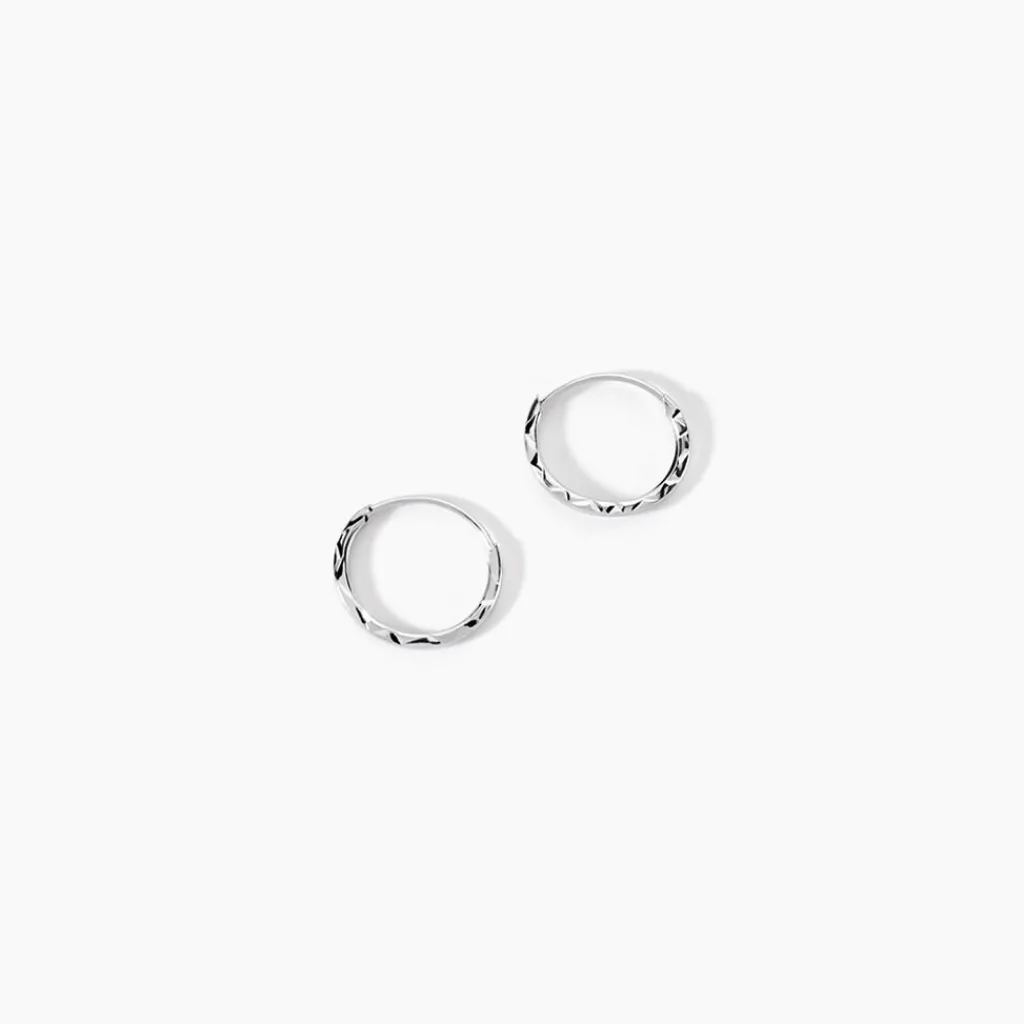 Histoire d'Or Créoles Valerina or blanc Clearance