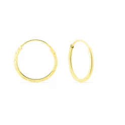 Histoire d'Or Créoles Valerina or jaune New