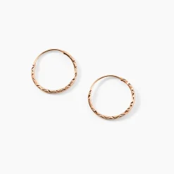 Histoire d'Or Créoles Valerina or rose Sale