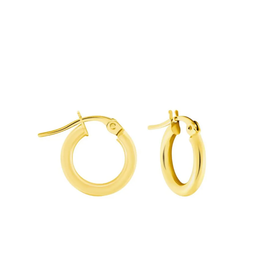 Histoire d'Or Créoles Verania or jaune Sale