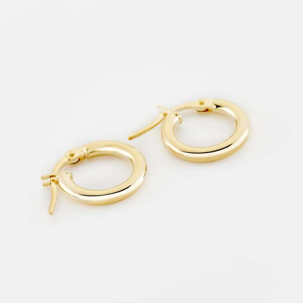 Histoire d'Or Créoles Verania or jaune Sale