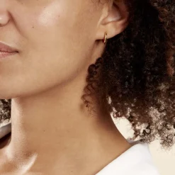 Histoire d'Or Créoles Verania or jaune Sale