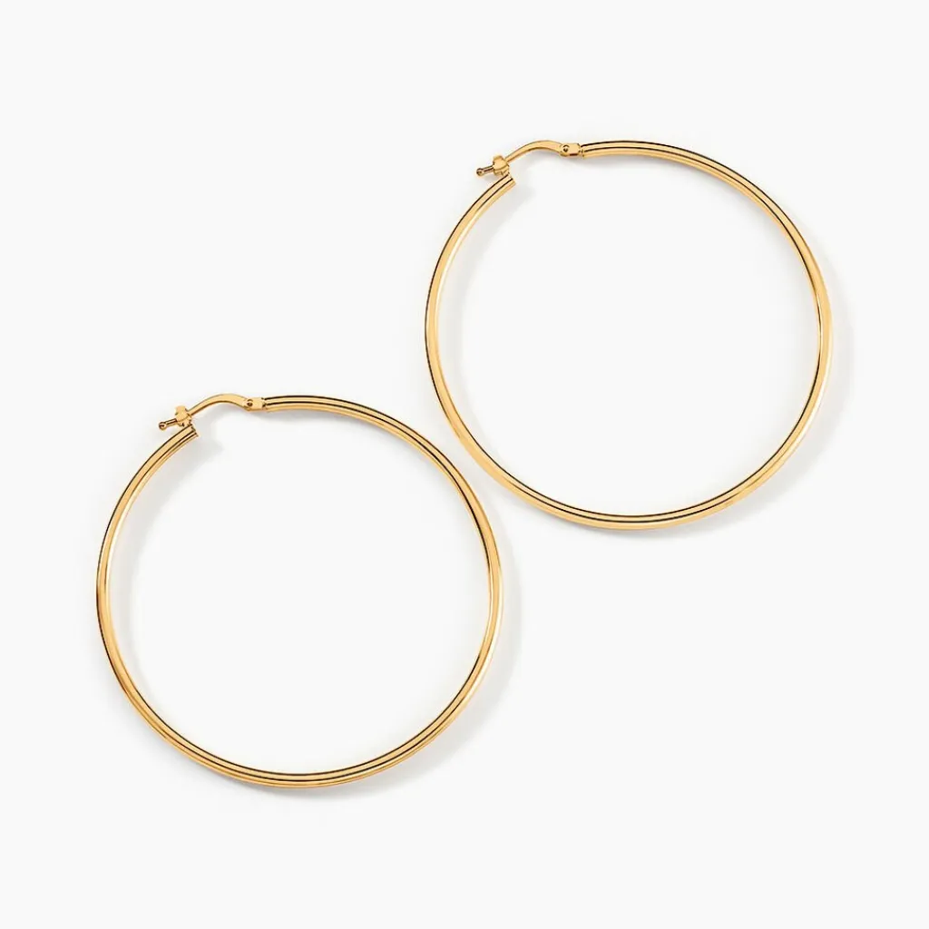 Histoire d'Or Créoles Verania or jaune Sale