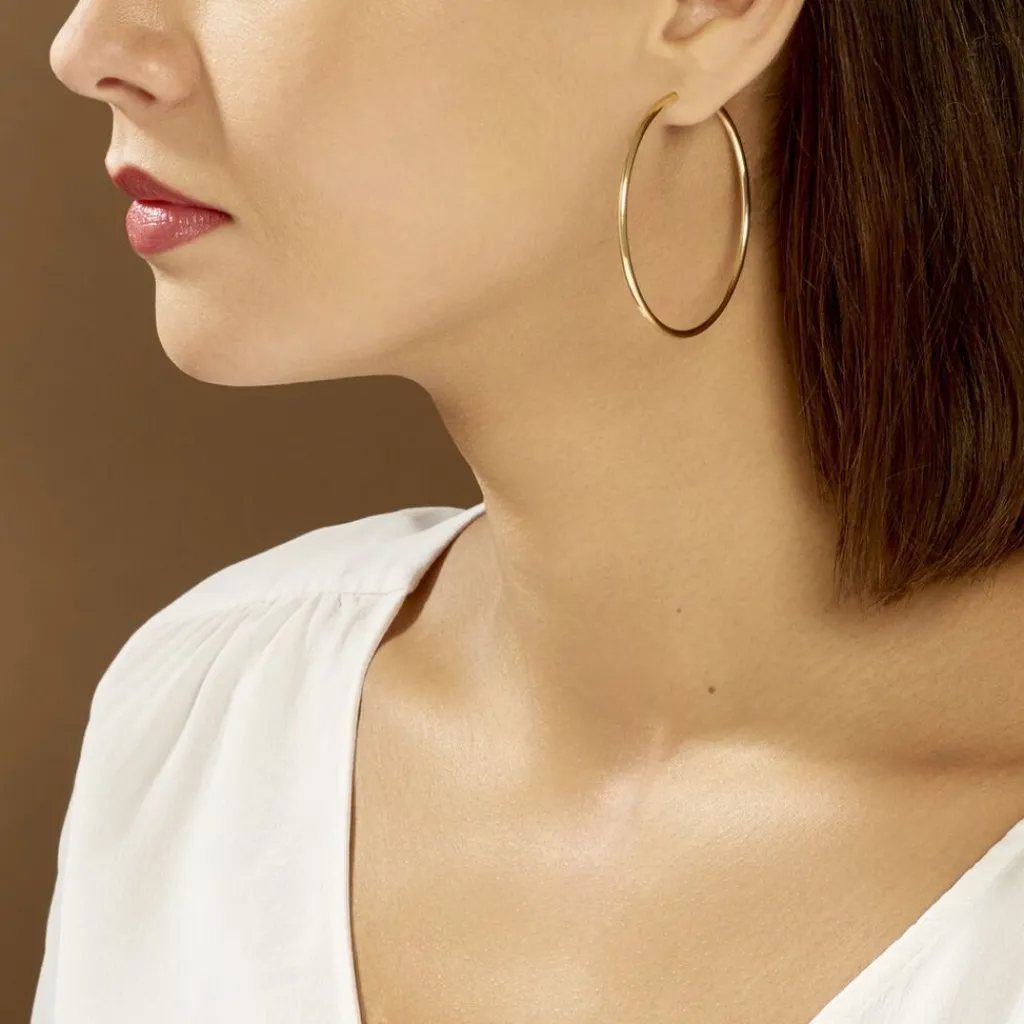 Histoire d'Or Créoles Verania or jaune Sale