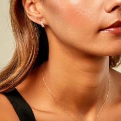 Histoire d'Or Créoles Victorico Or Jaune Oxyde De Zirconium