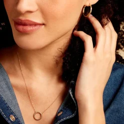 Histoire d'Or Créoles Vitali Or Jaune Clearance