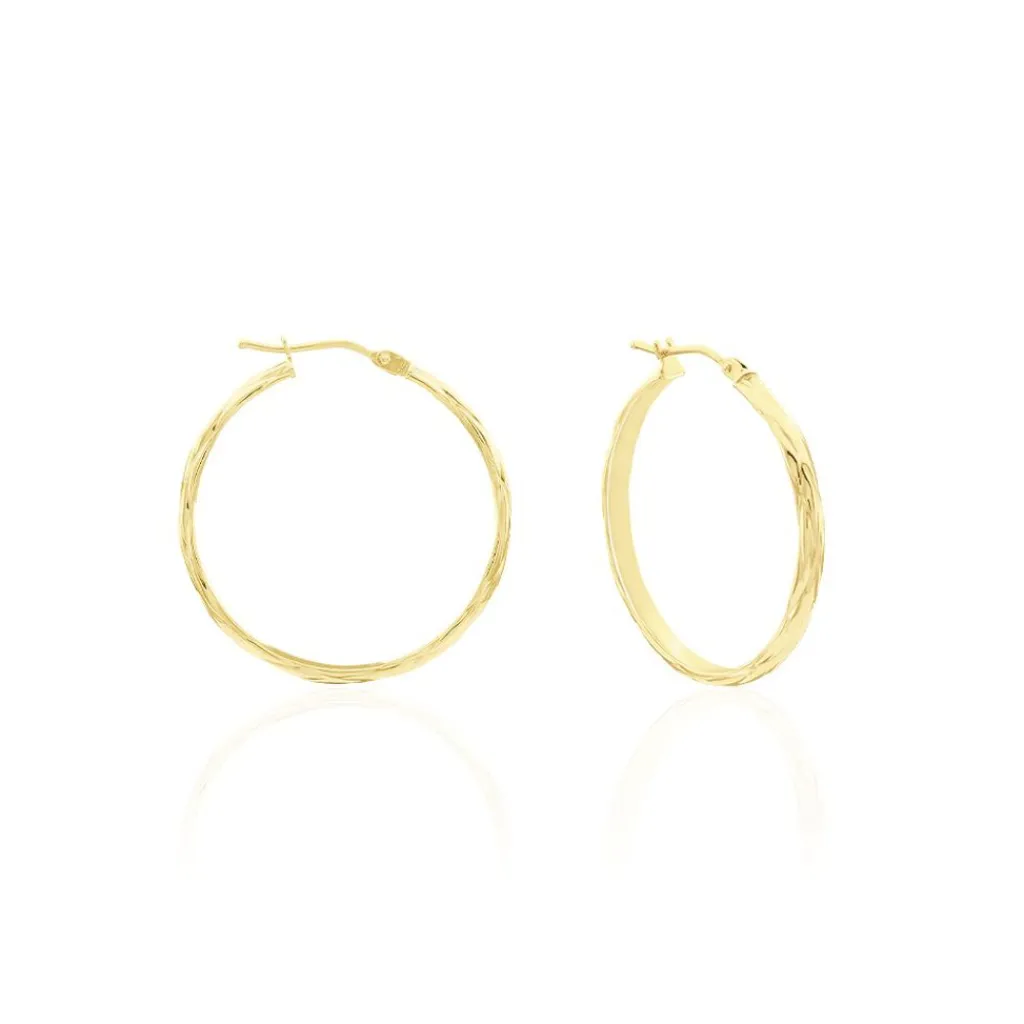 Histoire d'Or Créoles Vitali Or Jaune New