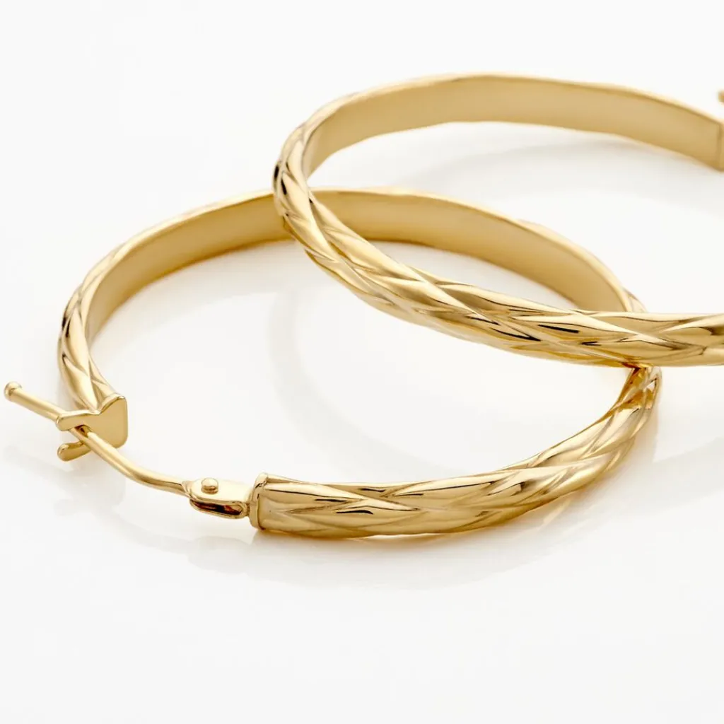 Histoire d'Or Créoles Vitali Or Jaune New