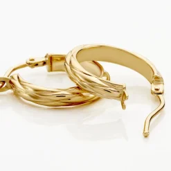 Histoire d'Or Créoles Vitali Or Jaune Sale