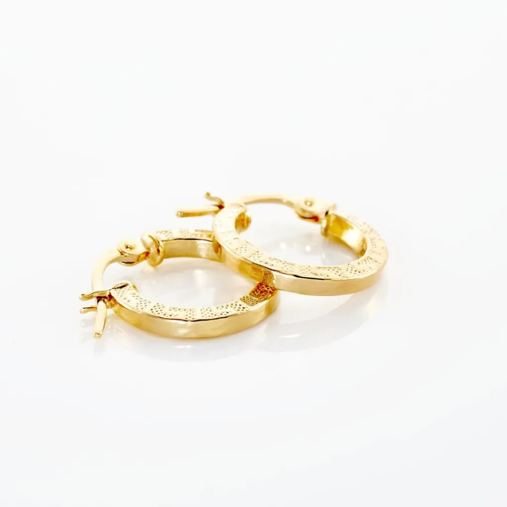 Histoire d'Or Créoles Xanthia Or Jaune