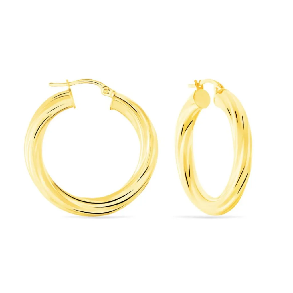 Histoire d'Or Créoles Yori Or Jaune Clearance