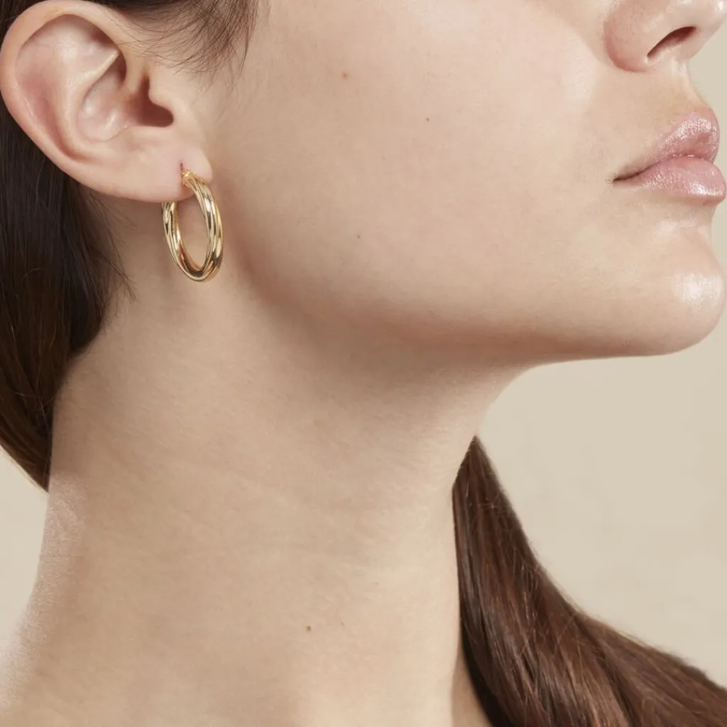 Histoire d'Or Créoles Yori Or Jaune Clearance